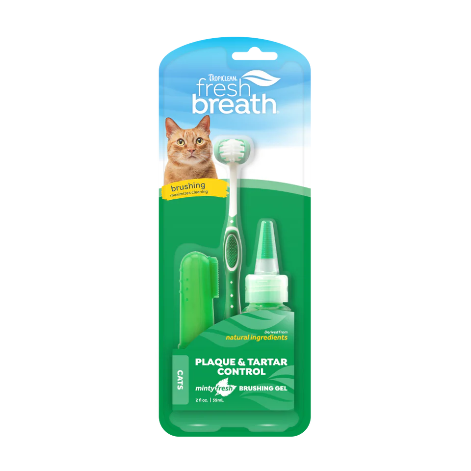Fresh Breath Plaque & Tartar Control Kit for Cats