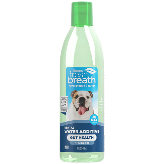 Fresh Breath Dental Water Additive + Gut Health for Dogs