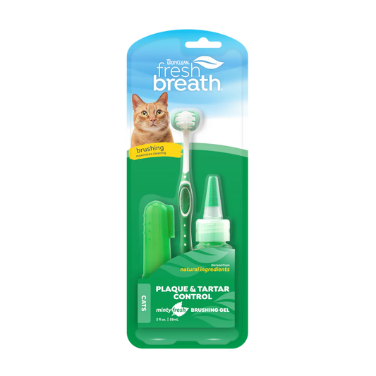 Fresh Breath Plaque & Tartar Control Kit for Cats